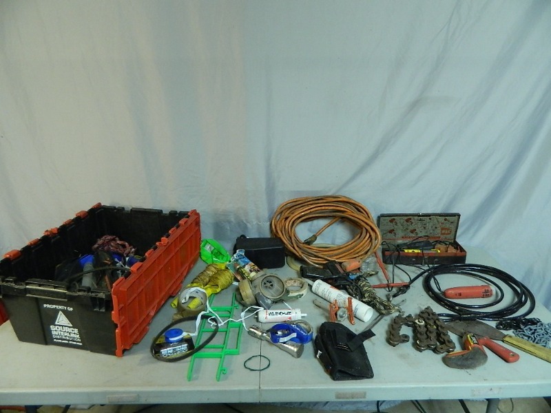 lot 83 image: Tools, Shop Supplies, Tote, and More