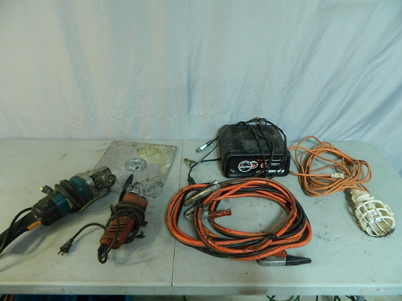 lot 84 image: Jumper Cables and Tools