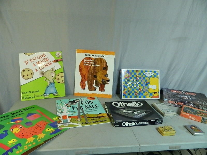 lot 139 image: Large Childrens Books and Games
