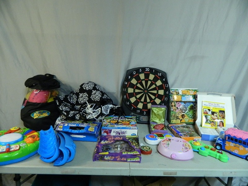lot 159 image: Toys, Crib Bumper, and More