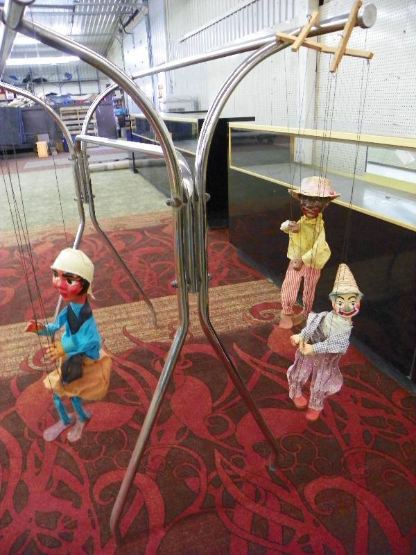 Three Marionette Puppets