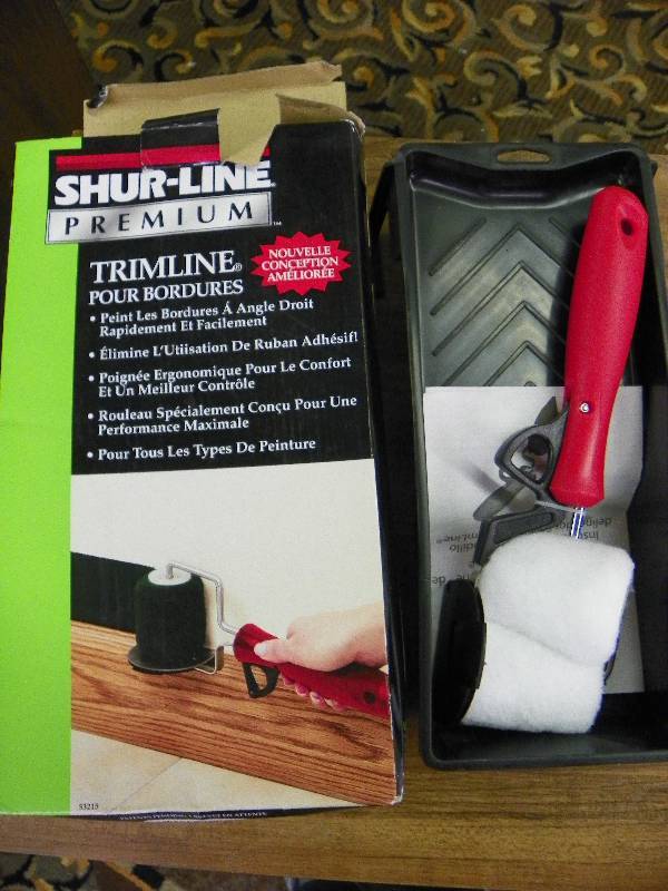 Trimline painting kit and TV Cart and 2 desk chairs