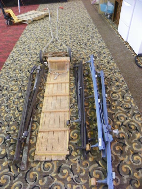 Toboggan and bed frame rails