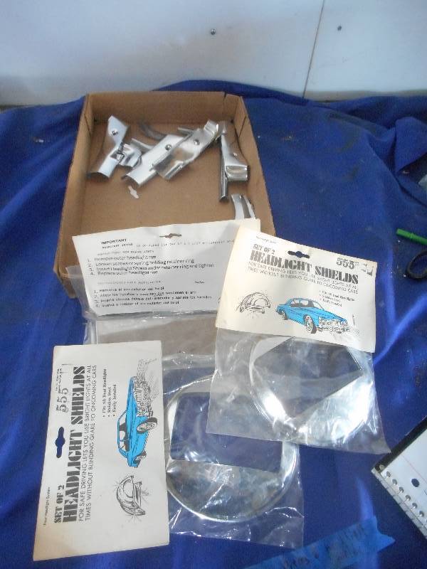 MISC MOLDING PEACES AND HEADLIGHT COVERS