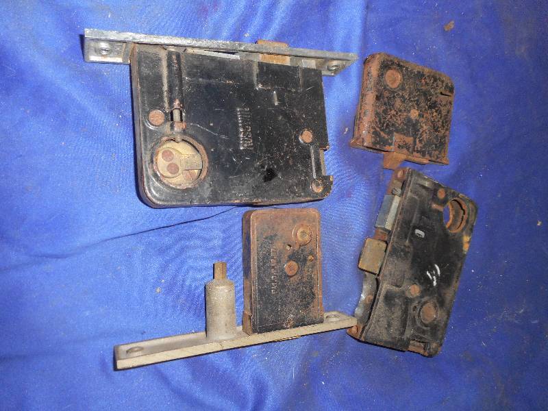 ANTIQUE STEEL DOOR LOCKS