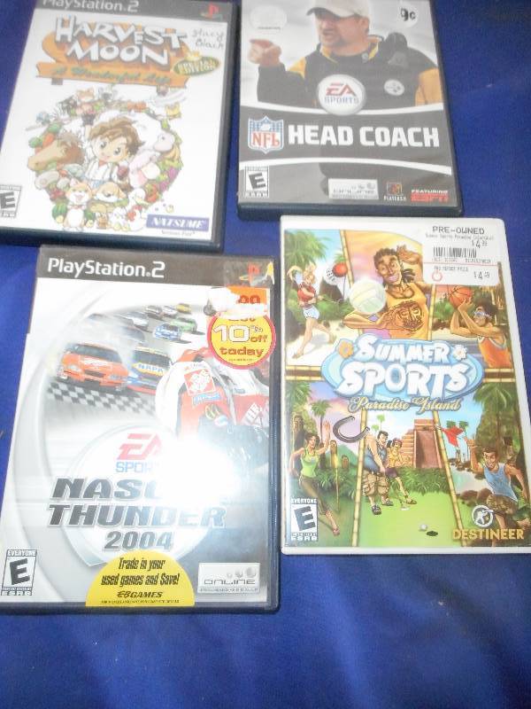 PLAY STATION AND WII GAMES