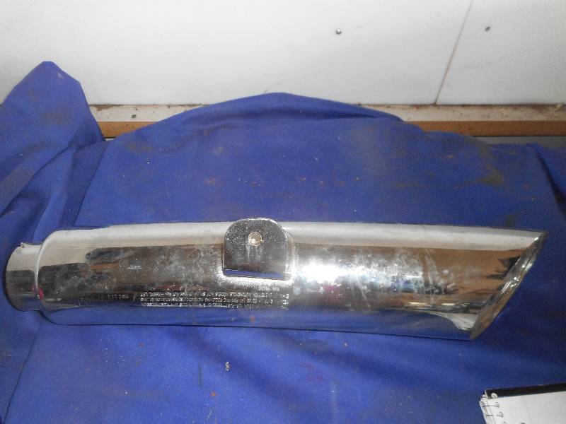 CHROME HARLEY MUFFLER