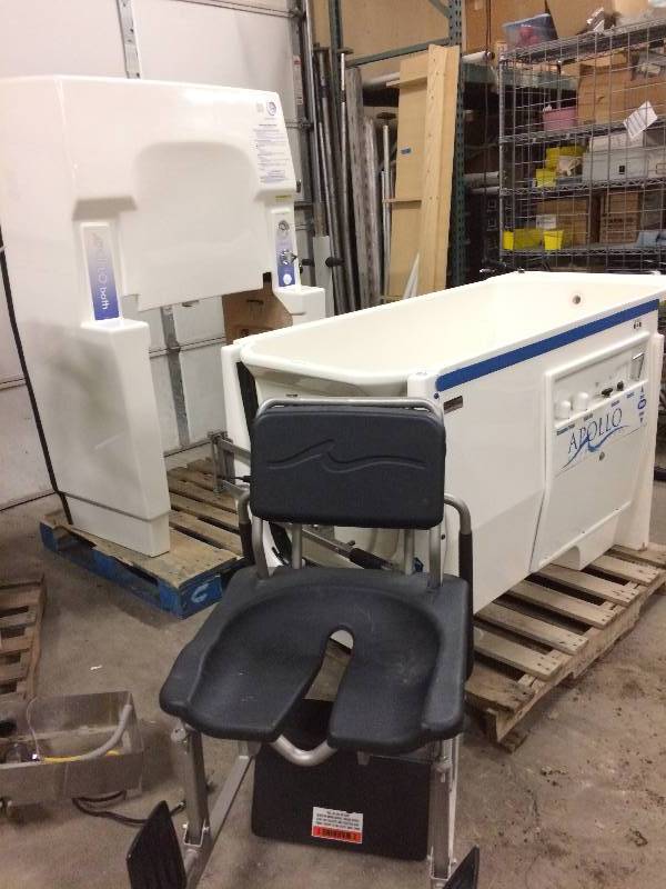 Spectacular Retails New $25,000  Apollo Advanced Medical Spa ParalyzedGeriatricImmobilized Patient Physical Therapy Medical Clinic Assisted Living Seated Bathing System W Ultraviolet Light Technology - Excellent Condition
