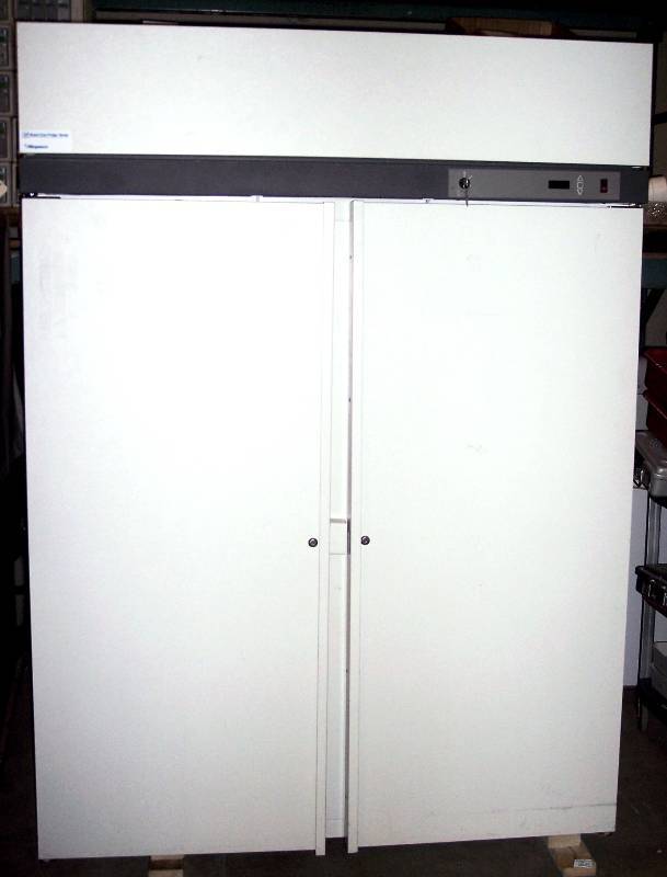 WOWOW Retails New $12,000 - This One Condition Is Like NEW Allegiance SP Brand Commercial Restaurant 2 Door 8 Shelves High Performance Double Door Scientific Laboratory Refrigeration Thermal Refrigerator - Locking With Keys