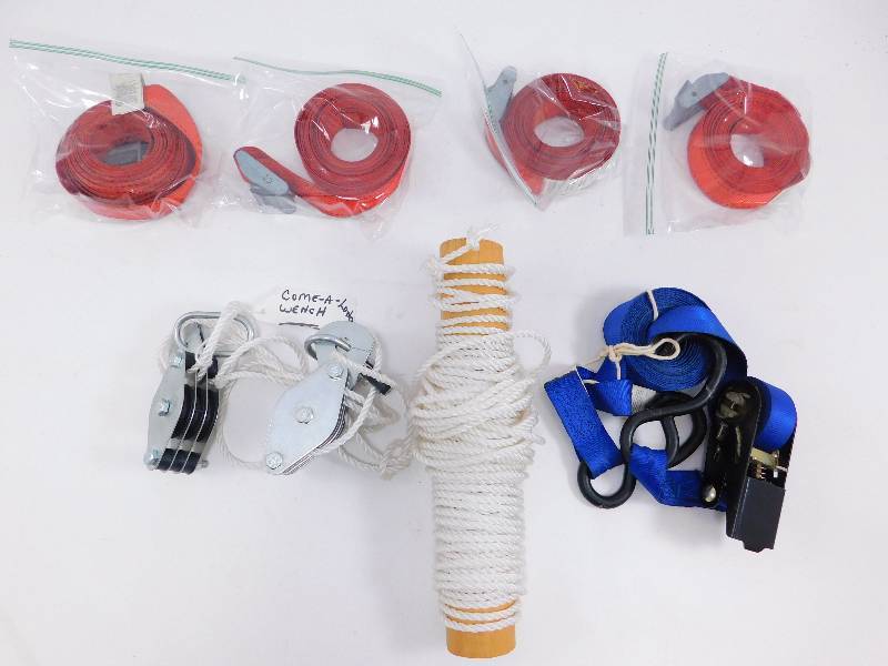 Rope & Pulleys and Tie-Down Straps