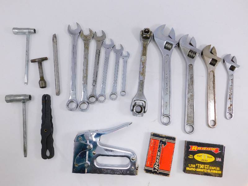 Lot of Crescent Wrenches and other Misc. Tools