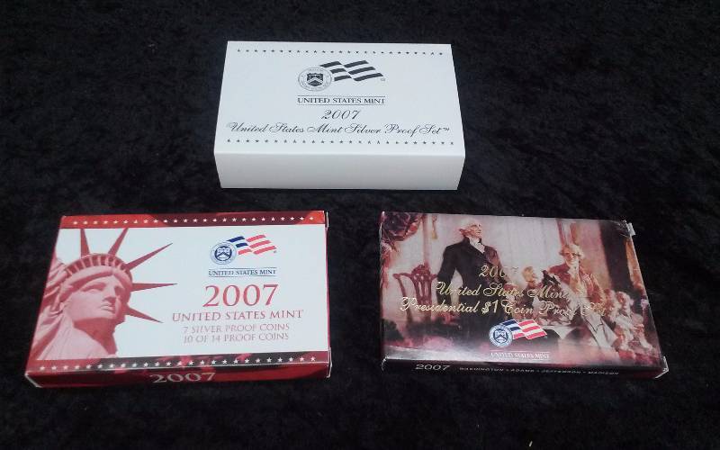 2007 US Mint SILVER Proof Set