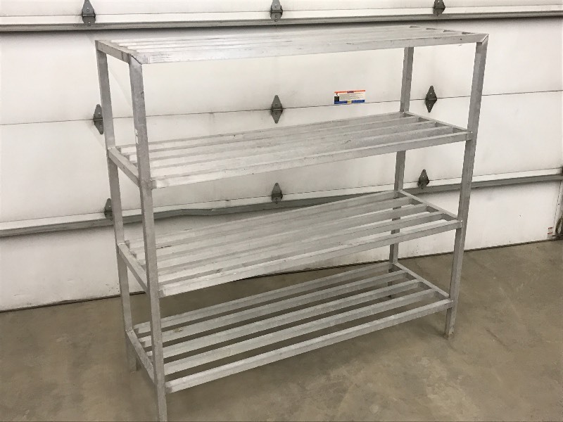 lot 8 image: NSF-Certified Aluminum Rack