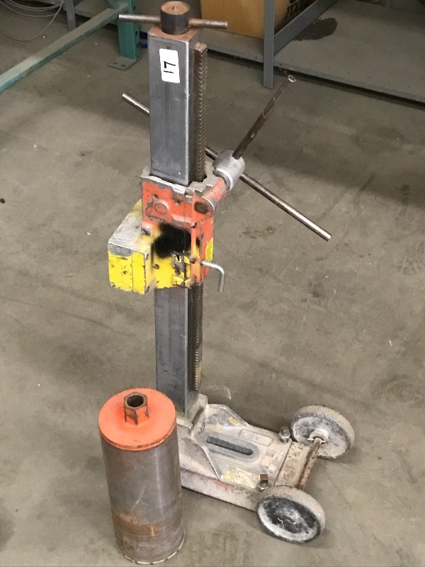 lot 17 image: Core Drill Stand & Bit
