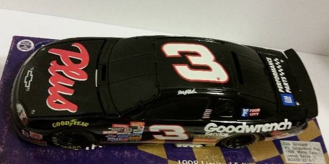 lot 5 image: Action Racing Collectibles 1998 #3 Dale Earnhardt Goodwrench Plus Chevrolet Monte Carlo - Nice See Pictures