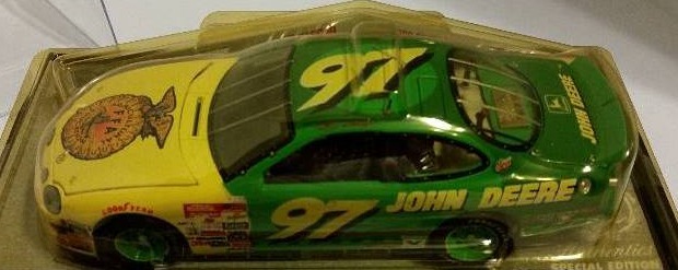 Racing Champions 1 24th Scale NASCAR John Deere Motorsports FFA 97 Chad Little Ford Taurus with Decorative Display Case NASCAR Hot Wheels Morgan and Peace Silver Dollars Antiques and Other Collectible...