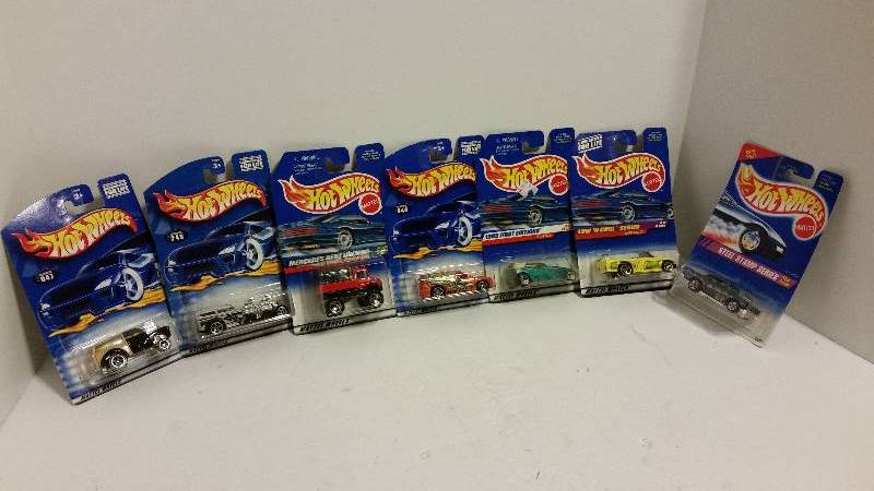 lot 78 image: NICE Lot of (7) Hot Wheels Collectors Series and First Editions Cars in Original Packaging - 1998 - 2004 - See Pictures