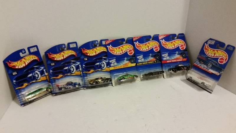 lot 55 image: NICE Lot of (7) Hot Wheels Collectors Series and First Editions Cars in Original Packaging - 1998 - 2004 - See Pictures
