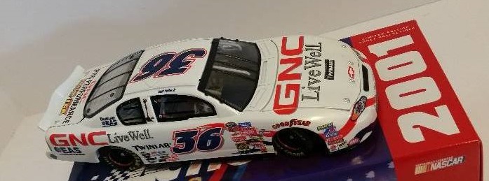 lot 113 image: 2001 Action Racing Collectibles #36 Hank Parker Jr. GNC 2001 Chevrolet Monte Carlo