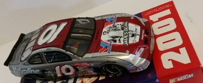 lot 122 image: NASCAR 2001 Action Racing Collectibles #10 Johnny Benson James DeanValvoline Pontiac Grand Prix
