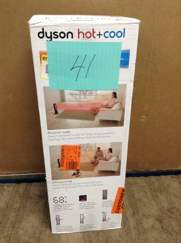 lot 41 image: Dyson Hot and Cool Model Fan Heater Never used AM09