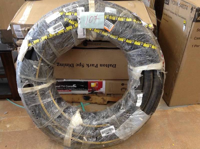 lot 107 image: Mine Master Rock Dust Hose  2 x 100 - Rock Dust 100SD psi (69 MPa) WP Flame Resistant MSHA