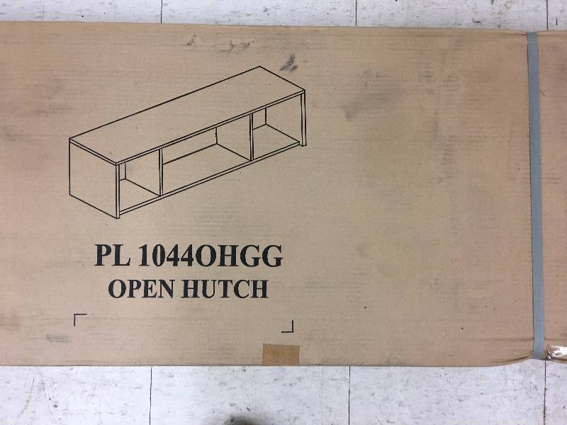 lot 33 image: New Office Source PL1044OH 71W Open Hutch retail $229
