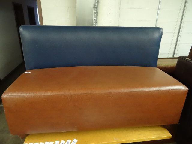 lot 27 image: Free standing restaurant booth. 54 ...