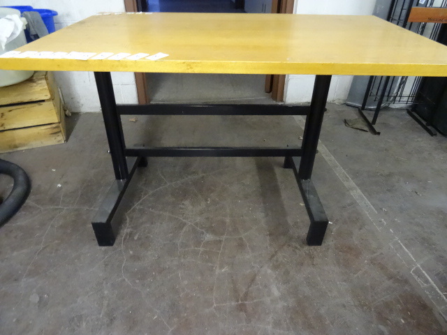 lot 37 image: Metal table base. 3 piece. You asse...