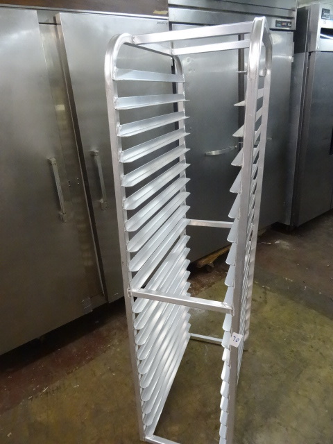 lot 70 image: 2 tray racks. Stationary 16 x 28 x ...