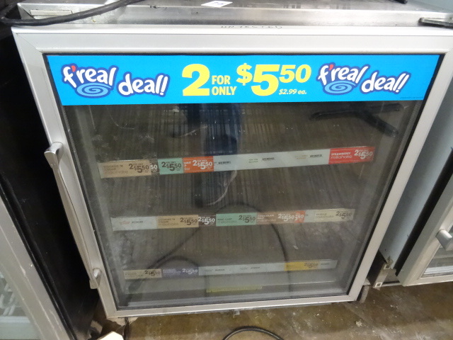 lot 76 image: Silver King freezer. Single glass d...
