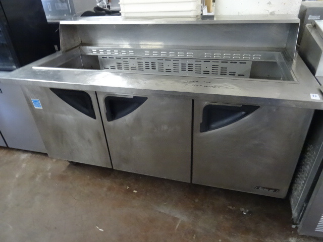 lot 82 image: Turbo air mega top refrigerated pre...