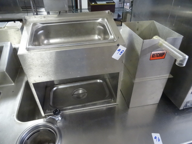 lot 98 image: Ketchup dispenser. Wall mount cabin...
