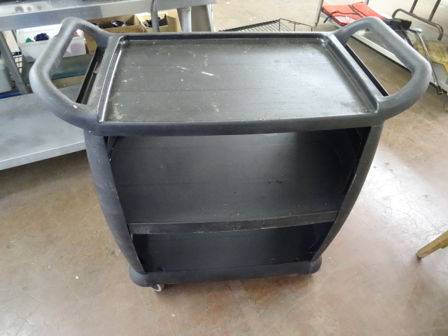 lot 103 image: Plastic utility cart. Carlisle bran...