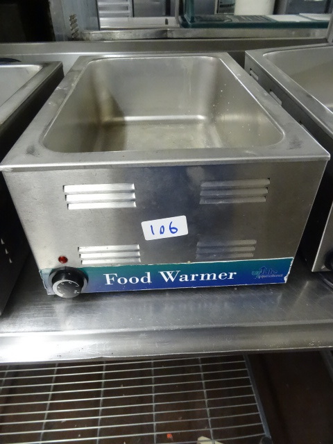 lot 106 image: Full size electric food warmer. 120...