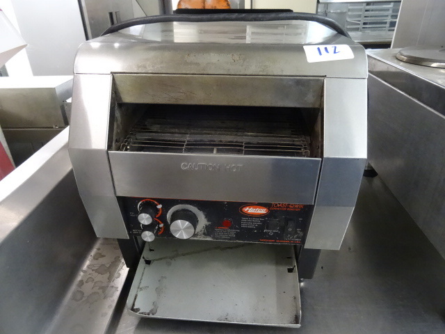 lot 112 image: Hatco conveyor toaster. Model TQ-80...