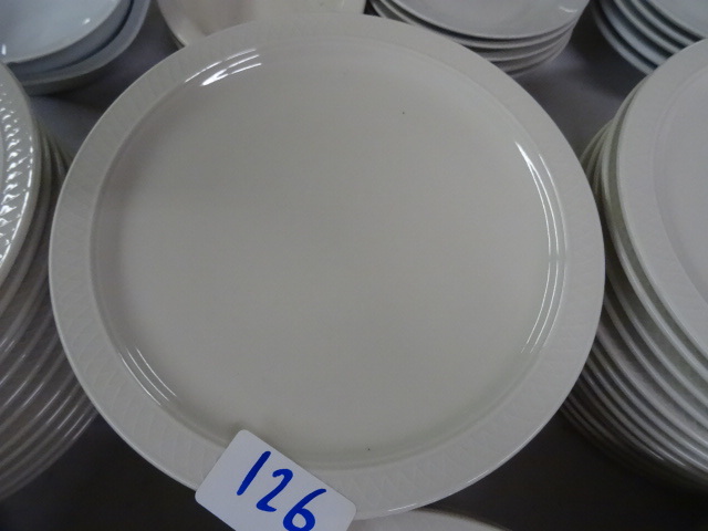 lot 126 image: Homer Laughlin plates. Great shape....