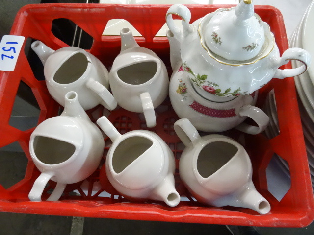 lot 152 image: Misc tea servers...