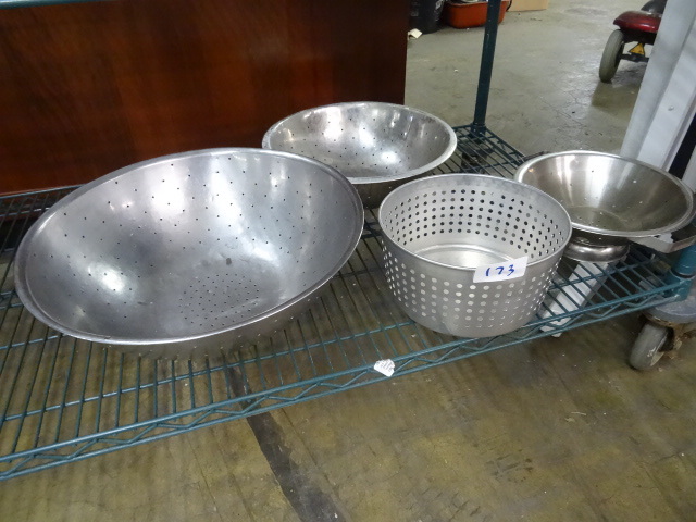 lot 173 image: Misc strainers...