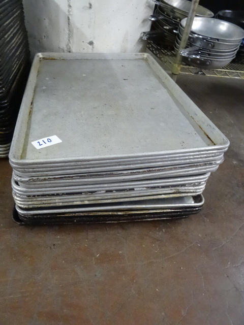 lot 210 image: Full size sheet pans. Qty 17...