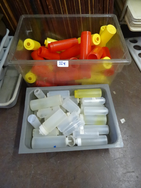 lot 224 image: Ketchup, Mustard, and condiment dis...