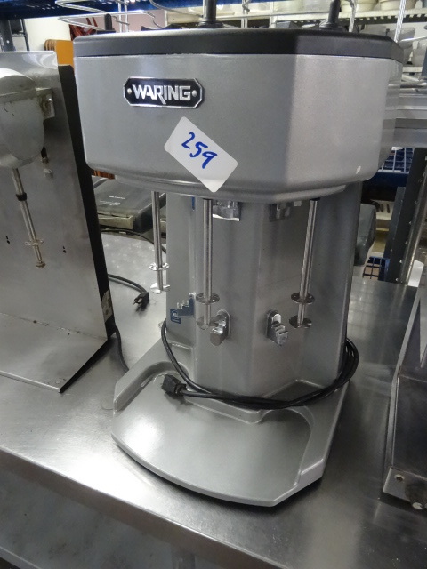 lot 259 image: Waring 3 station malt mixer. Model ...