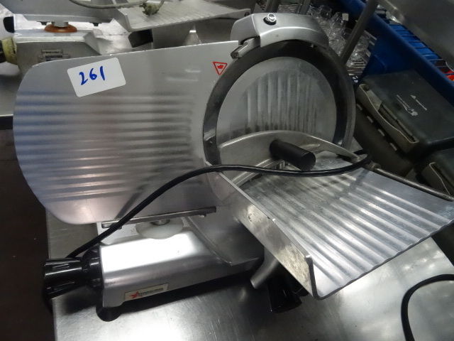 lot 261 image: Omcan meat slicer. Model HBS-250. I...