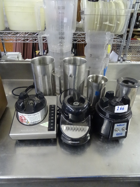 lot 266 image: Misc mixers and containers...