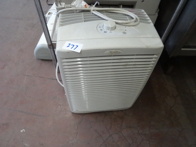 lot 277 image: Whirlpool air purifier.  AP15030HD...