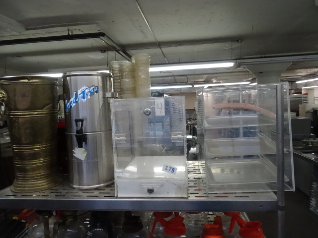 lot 278 image: Pull tab ticket dispenser. Bakery c...