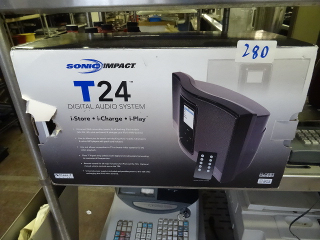 lot 280 image: Sonic impact digital audio system. ...