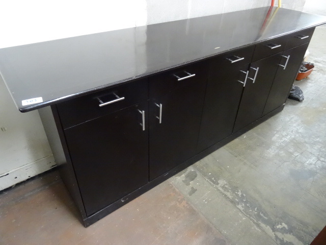 lot 303 image: 5 door cabinet with 5 drawers. Very...