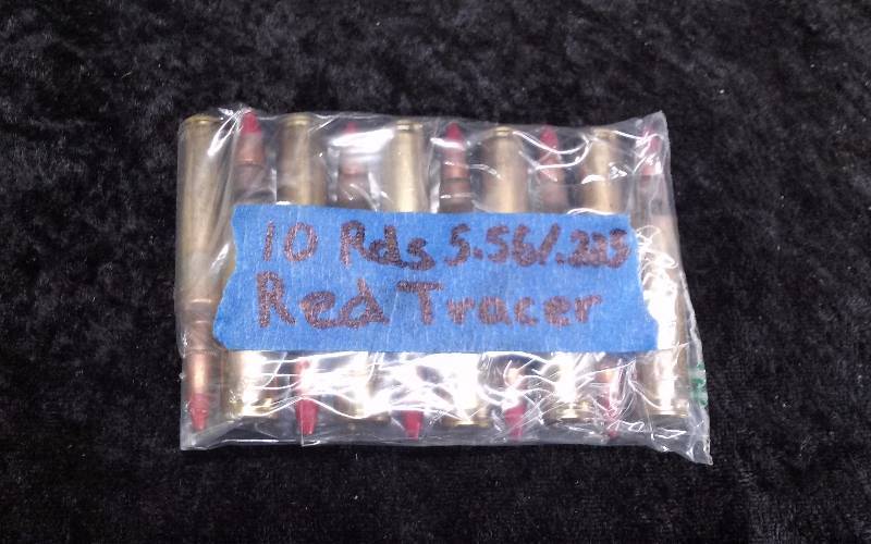 Ammo - 10 Rounds, 5.56 Red Tracers