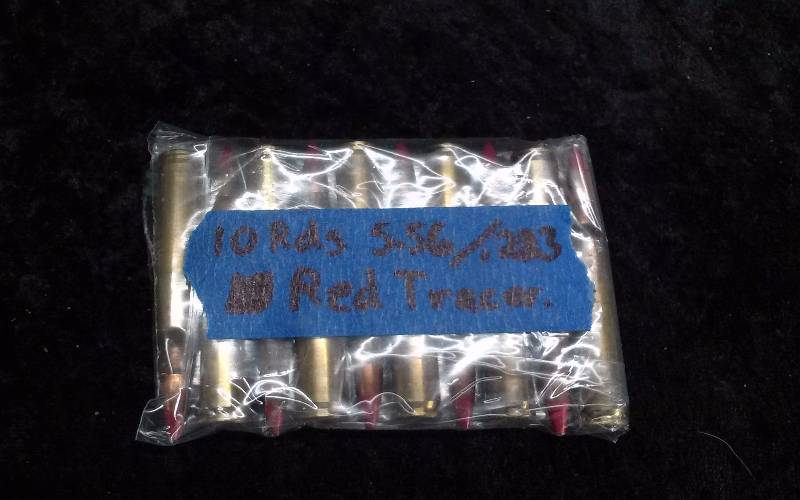 Ammo - 10 Rounds, 5.56 Red Tracers